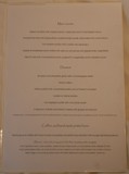 Menu of Gilpin Lodge, Bowness-on-Windermere, England