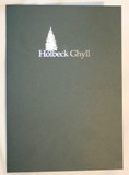 Menu of Holbeck Ghyll, Windermere, England