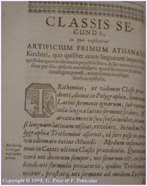 Classis secunda in qua explicatur artificium primum athanasi...